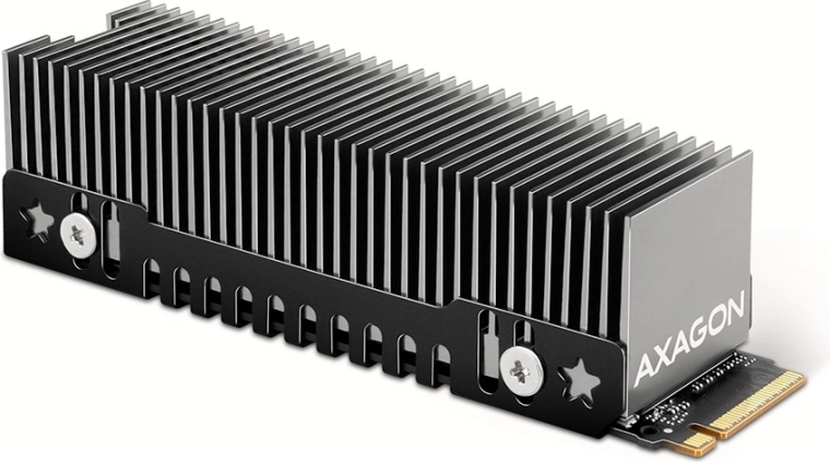 Disipador pasivo de aluminio para SSD M.2 2280, altura 24 mm