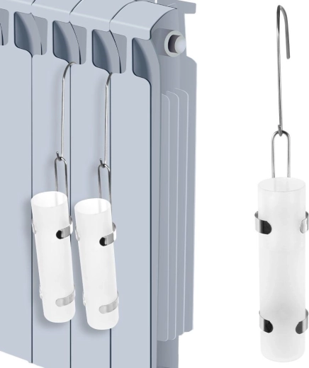 Humidificador de aire de vidrio para colgar en el radiador, 325 ml - 2 unidades