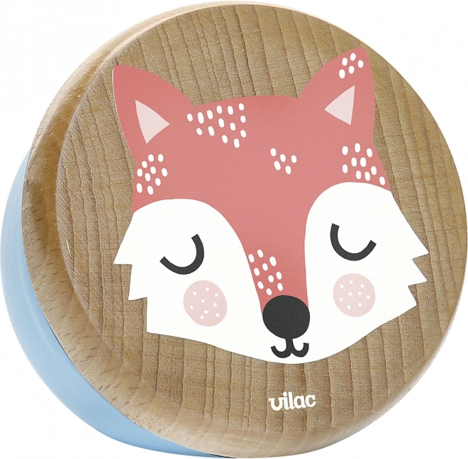 Vilac caja de música de madera zorro