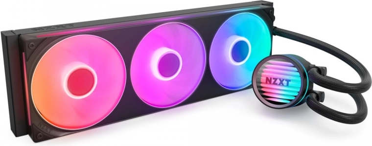 NZXT kraken core 360 rgb refrigeración líquida negra