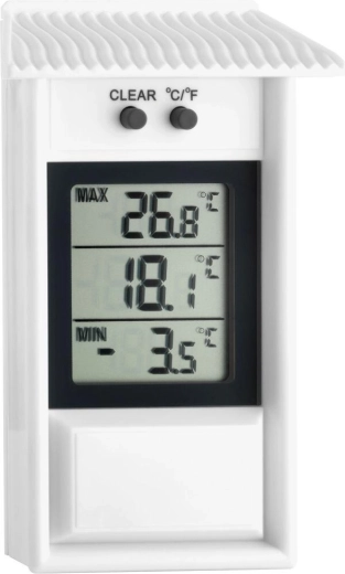 Termómetro digital para uso interior y exterior con función min/máx