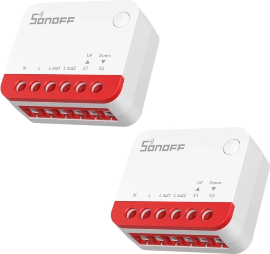 Interruptor inteligente para persianas Zigbee SONOFF MINI para 2 persianas (2 uds)