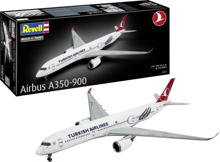 Modelo de avión Airbus A350-900 Turkish Airlines 1/144