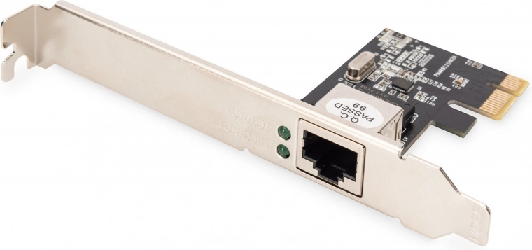 Tarjeta de red gigabit PCIe cableada 10/100/1000 Mb/s con perfil bajo