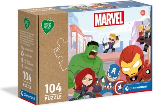 Puzzle CLEMENTONI Play for Future Marvel Avengers 104 piezas