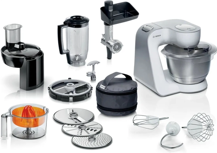 Robot de cocina Bosch Serie 4 MUM5 1000 W blanco/plateado