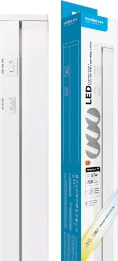 Luz LED bajo armario Modee 8 W, 556 mm, 750 lm, 3CCT con interruptor y regulador