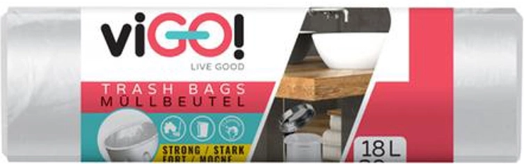 Bolsas de basura 18 l VIGO, 30 uds