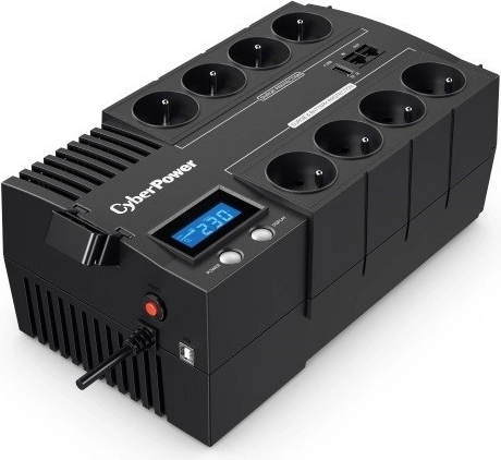 Fuente de alimentación ininterrumpida UPS CYBERPOWER BR1000ELCD-FR 1000 VA / 600 W con AVR y LCD