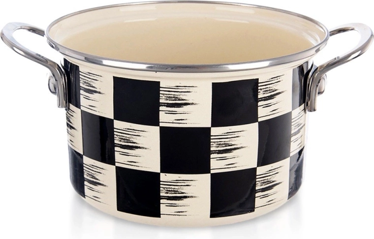 Olla esmaltada Ajedrez 18 cm, 2 l