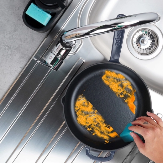 Superficie esmaltada para cocinar y limpiar fácilmente