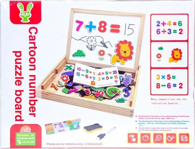 Piezas magnéticas para aprender jugando