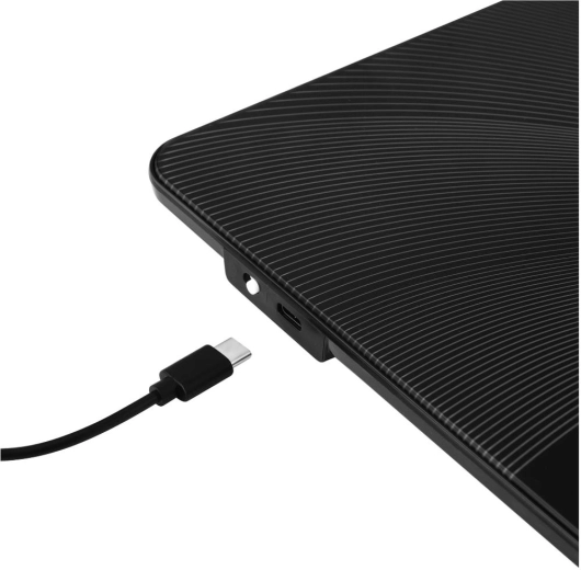 Superficie resistente y carga USB-C