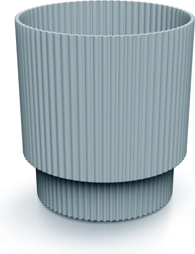 Maceta de plástico Milly 16,8 cm gris claro