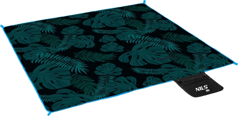 Manta de picnic NILS Camp Leaves 200 × 200 cm