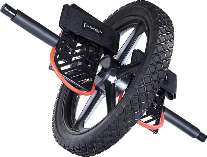 Rueda abdominal con correas HMS para manos y pies
