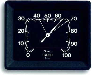 Higrómetro mecánico TFA, negro