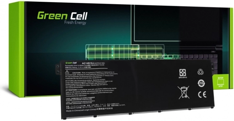 Batería para Acer Aspire E11 11,4 V 2100 mAh Green Cell
