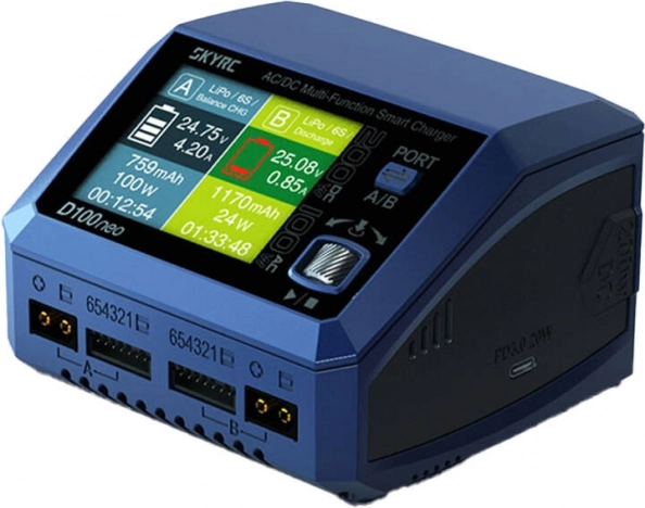 Cargador inteligente dual SKYRC D100neo 200 W