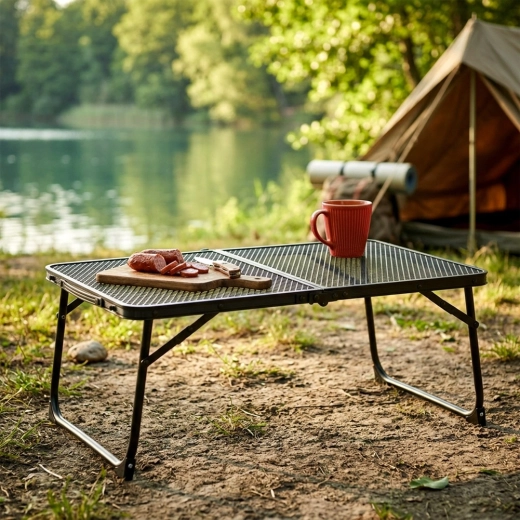 Superficie estable para camping, pícnic y junto al agua