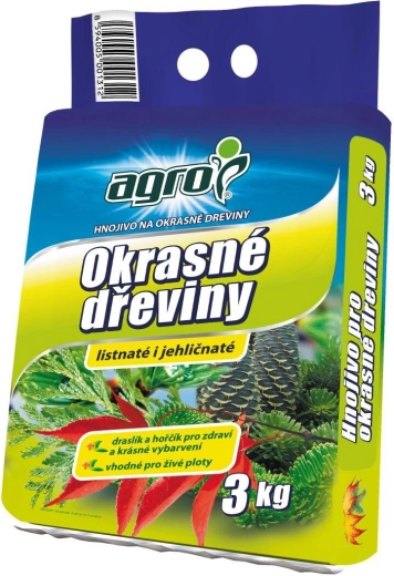 Fertilizante para plantas leñosas ornamentales 3 kg AGRO