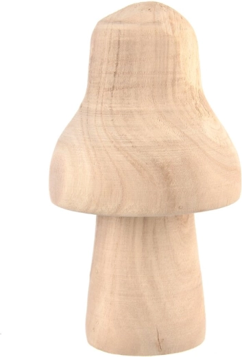 Seta con aspecto de madera 12 × 12 × 14 cm