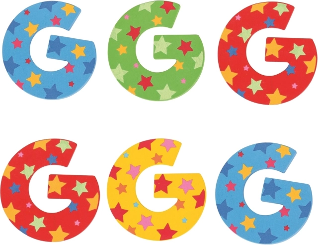 Bigjigs Toys letra G estrellada