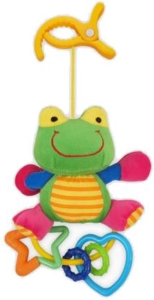 Peluche con sonajero rana BABY MIX