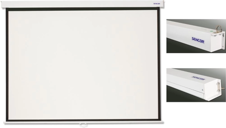 Pantalla de proyección manual Sencor 274 × 274 cm