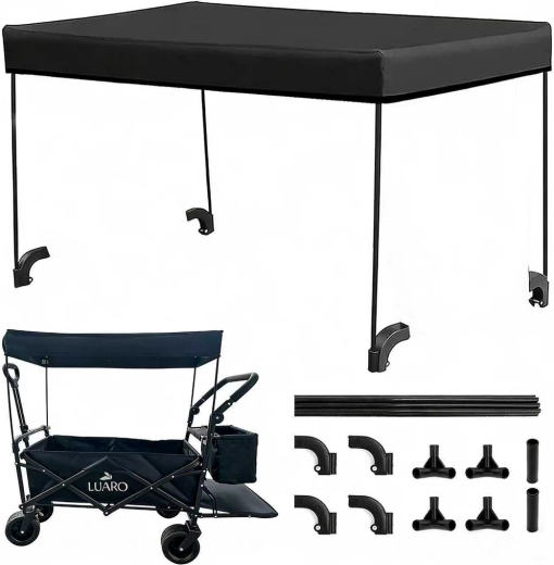 Sombra y protección gracias al toldo desmontable