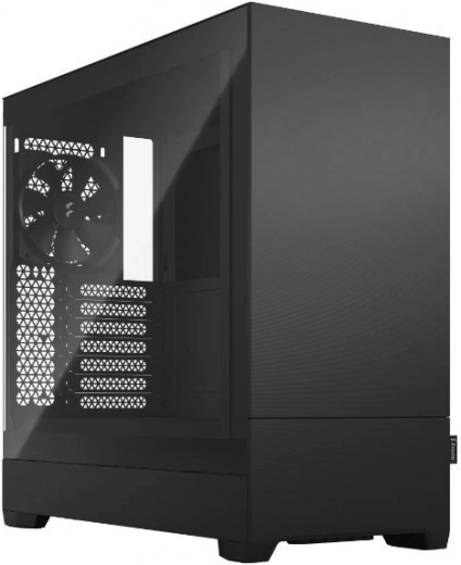 Caja de ordenador silenciosa Pop Silent Black con panel lateral transparente