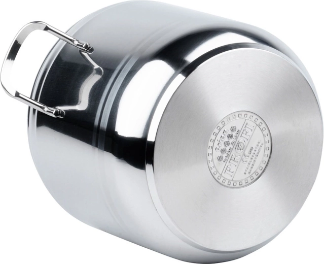 Acero inoxidable resistente y fondo tricapa