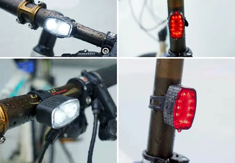 Carga USB, IP44 y fijación rápida a la bicicleta