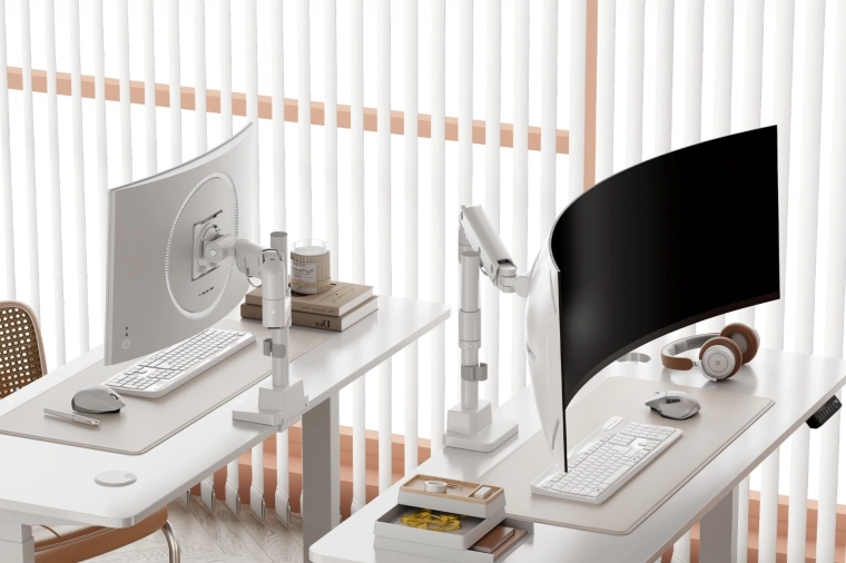 Máxima ergonomía y espacio de trabajo libre