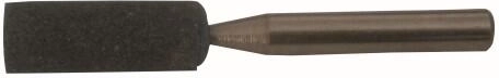 Muela abrasiva cilíndrica 10 × 25 mm con vástago de 6 mm, grano 100, dureza L, estructura 8