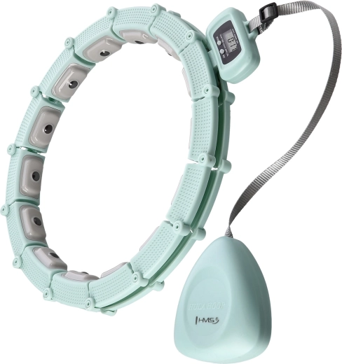 Hula hoop de masaje con peso y contador HMS HHM14 – verde