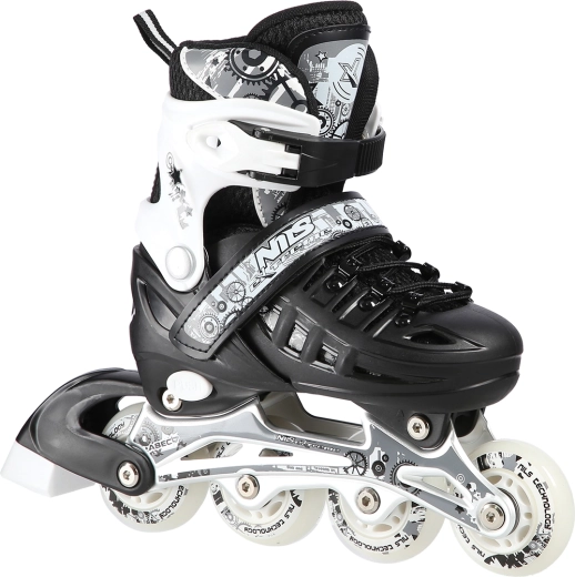 Patines infantiles 4 en 1 NILS EXTREME – Negro (2753)