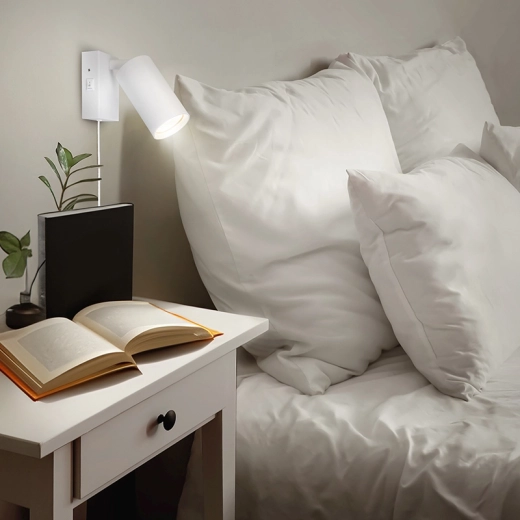 Cómodo control mediante el interruptor situado en la luminaria