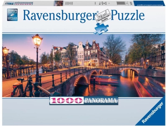 Puzzle panorámico de Ámsterdam 1000 piezas