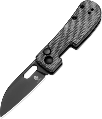 Navaja de bolsillo Kizer Banish 5,8 cm, Micarta negra