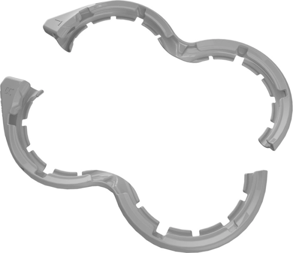 Cubierta protectora de hélices Sunnylife para DJI Neo 2 gris - 1 pieza