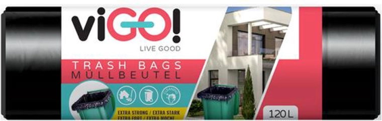 Bolsas de basura VIGO DeLuxe 120 l, 10 uds