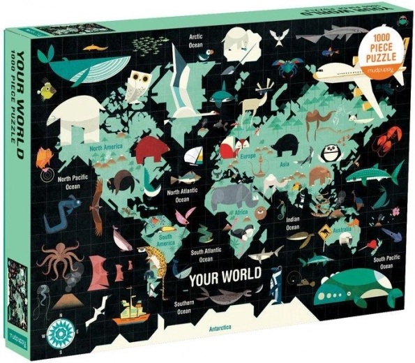 Puzzle Mudpuppy Tu mundo 1000 piezas