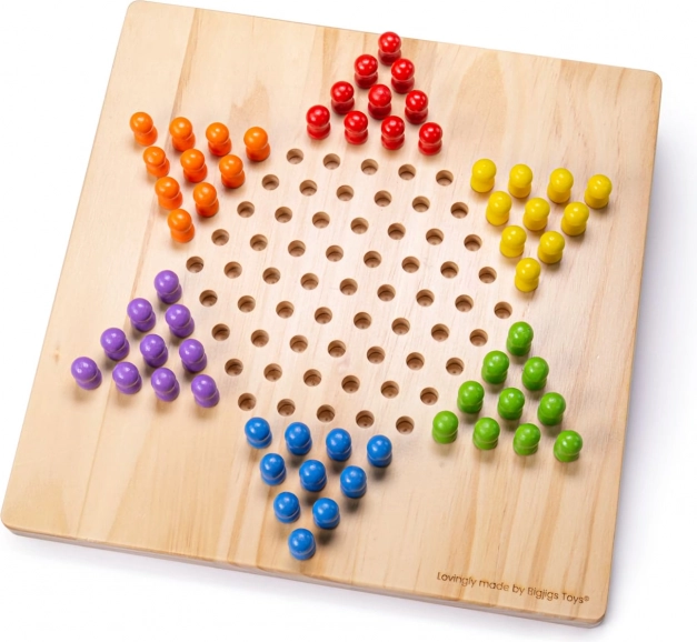 Halma de madera BIGJIGS TOYS
