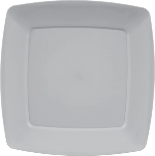 Plato llano de plástico SANDY gris 23,5 × 23,5 cm