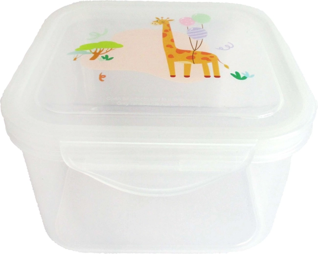 Recipiente de plástico para alimentos Jirafa 1 l