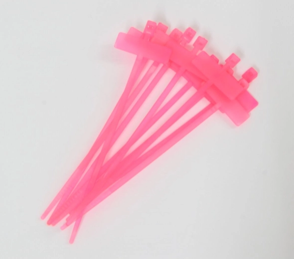 Bridas Jamara rojas 100 × 2,5 mm (10 uds)