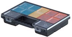 Organizador NORP 12" con 12 compartimentos 287 × 186 × 50 mm