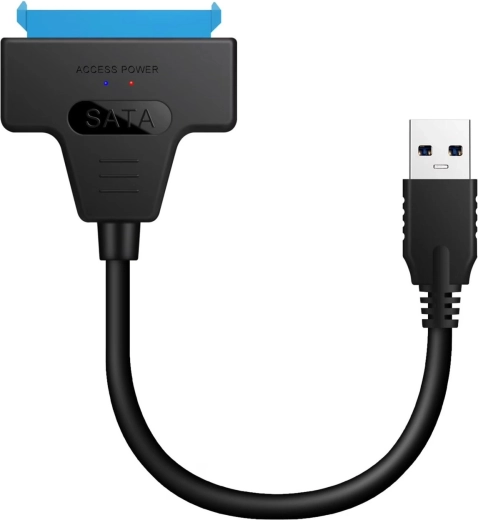 Adaptador RENEW FORCE SATA a USB 3.0 para HDD y SSD de 2,5″