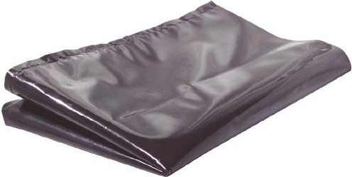Lona de construcción y jardín 5 × 6 m, negra, 0,10 mm